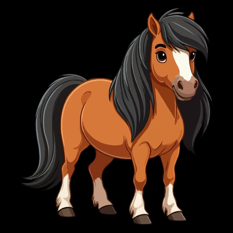 Moulinet poney Shetland