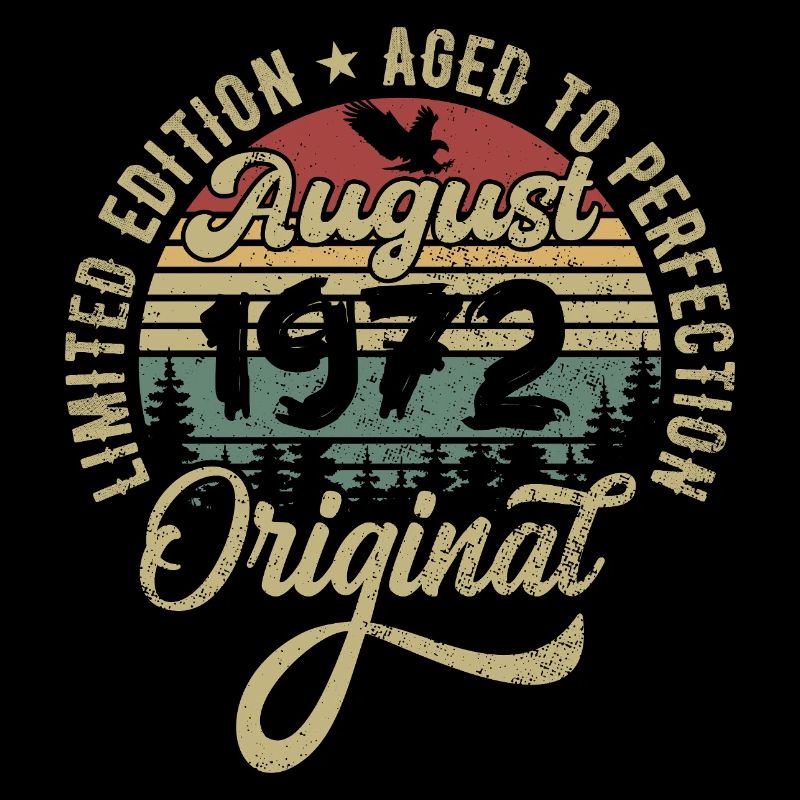 Août 1972 Cadeau d’anniversaire Août 1972 Août