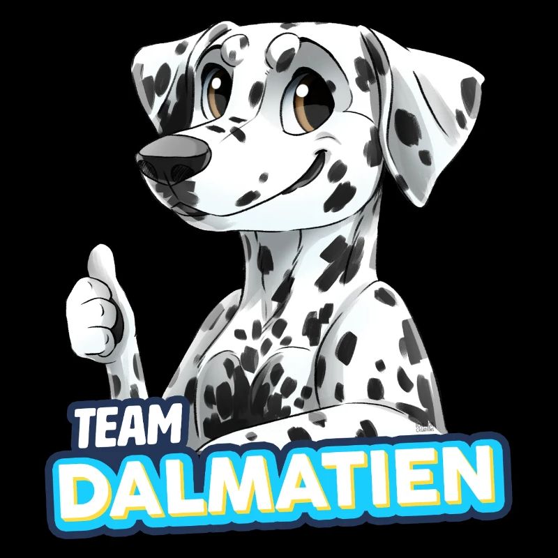 TEAM Dalmatiner - Schwarz