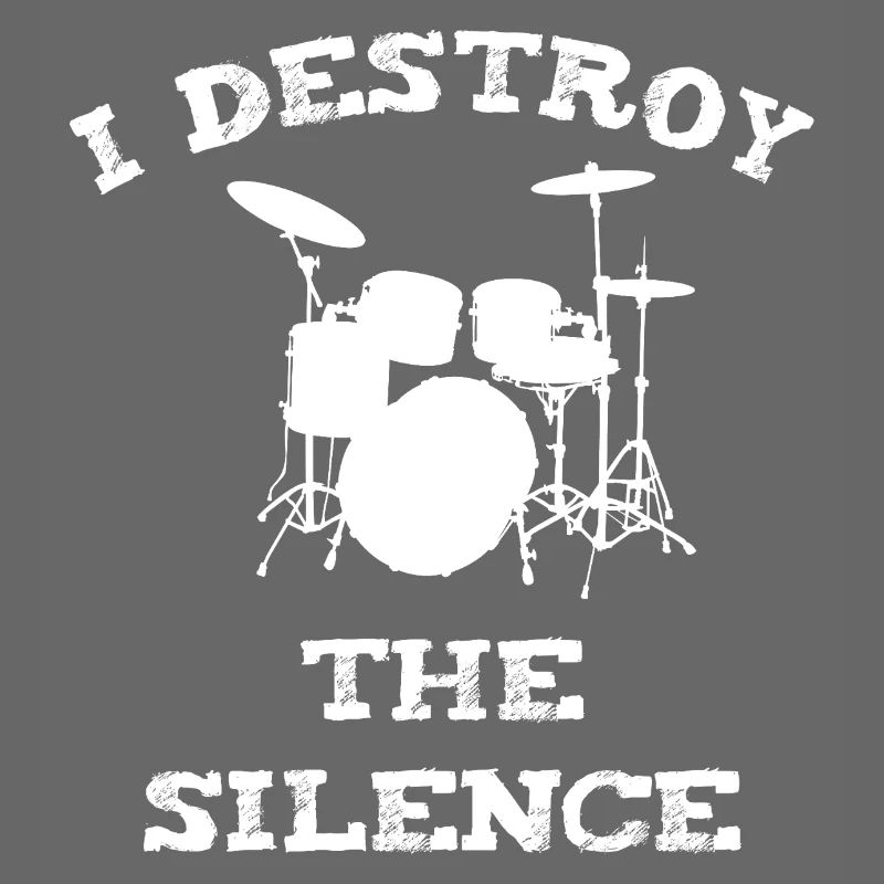 Un batteur rock avec une déclaration