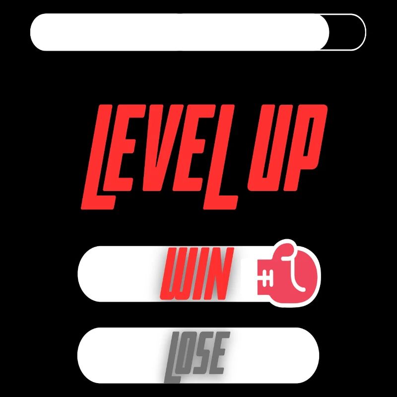 Level Up Win Lose Sport Spieldesign