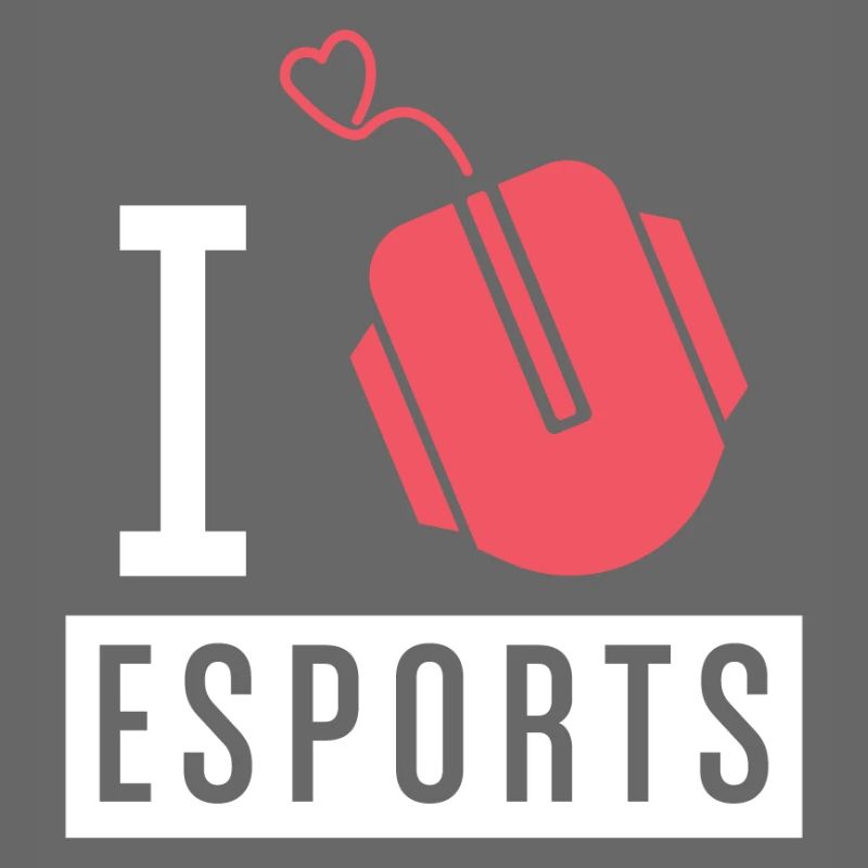 Cute Tech Love Computer Mouse Heart Graphic