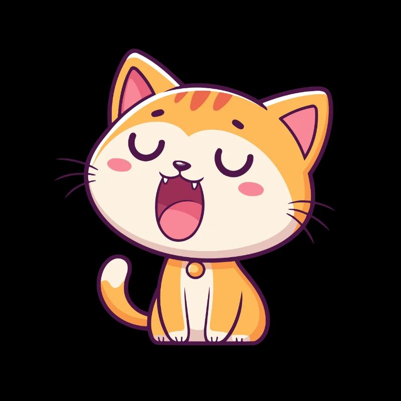 Chaton Mignon Souriant