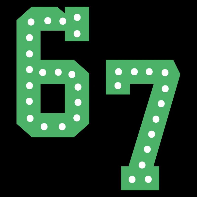 6 7 – Trendy minimalist text design,