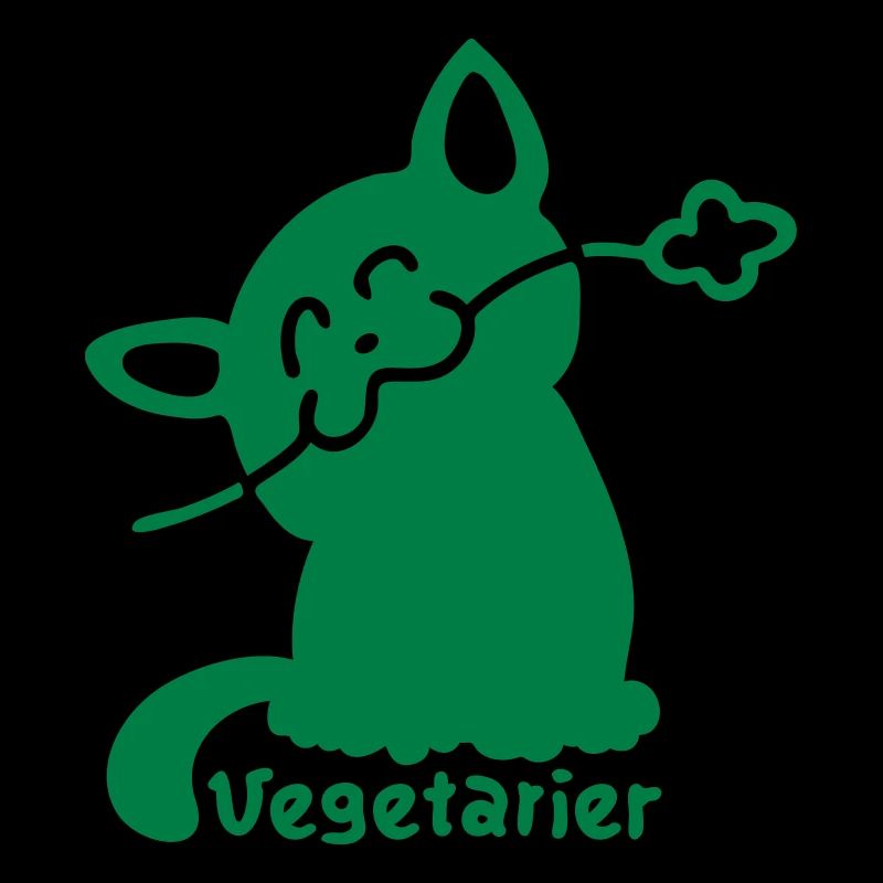 Végétarienne chat