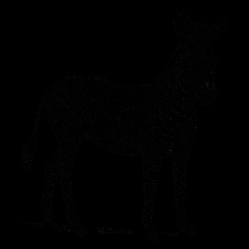Zebra schwarz weiß