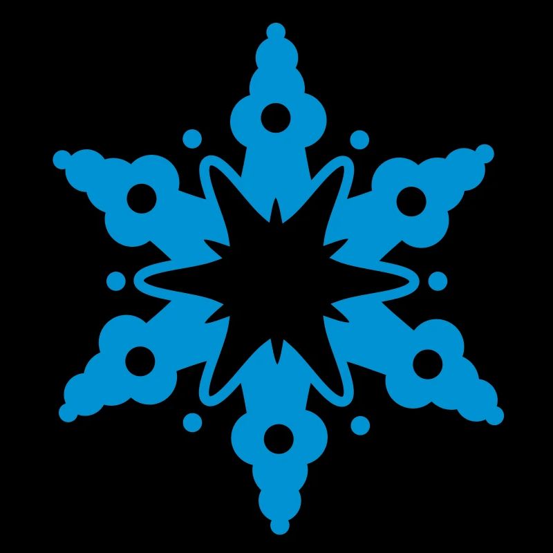A snow crystal