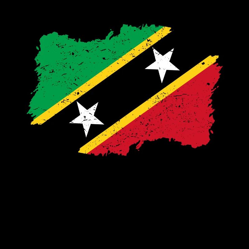 Roots pays drapeau St Kitts et Nev
