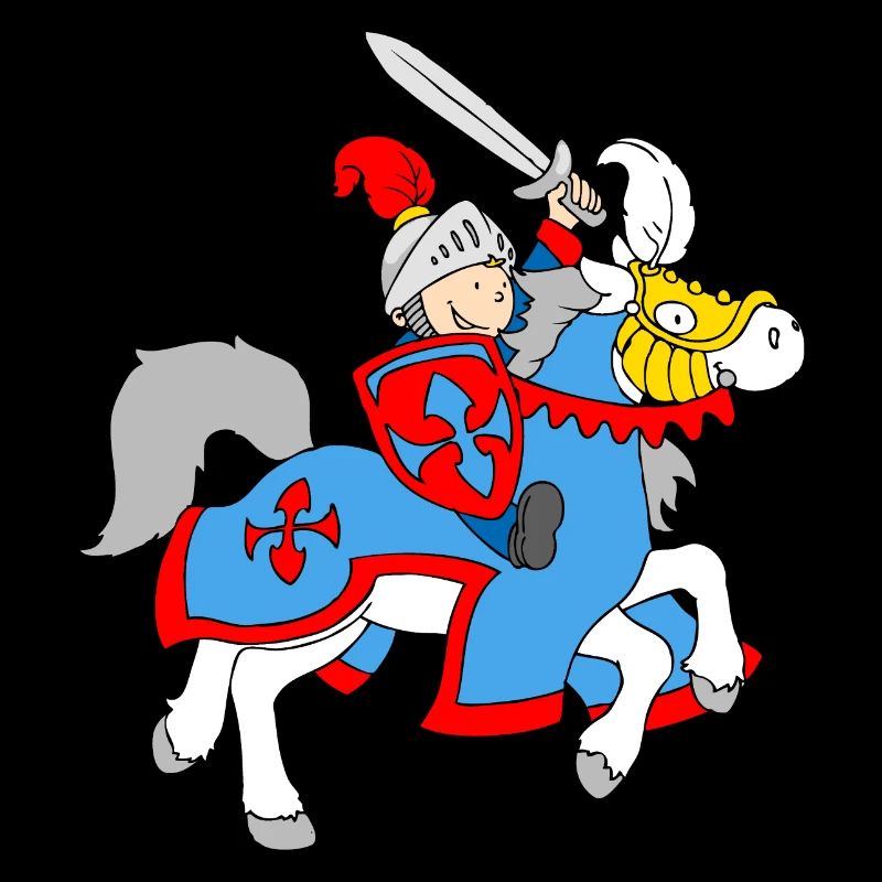 Boy Knight on a Horse