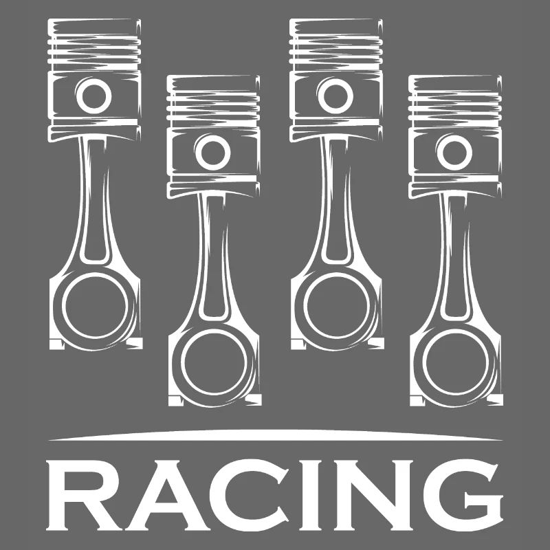 racing piston car engine icon logo icon graphic