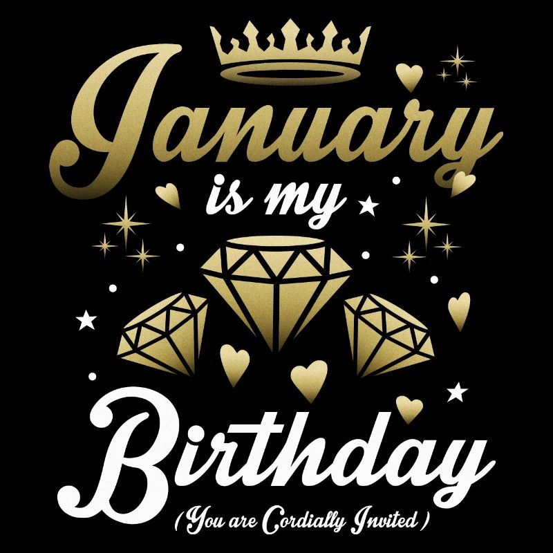 Januar Geburtstags Kind