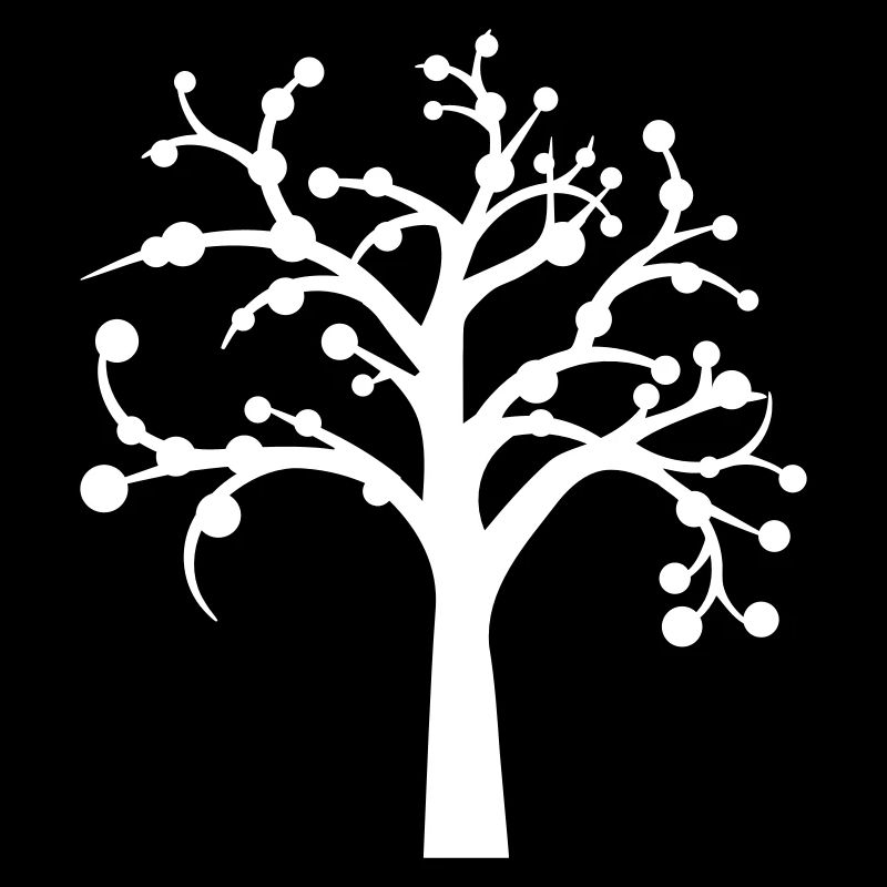 arbre belles feuilles nature forêt arbre silhouette