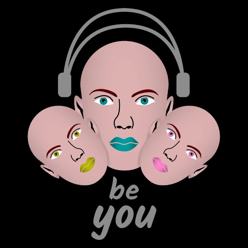 Be You Kussmund Kopfhörer Geschenk