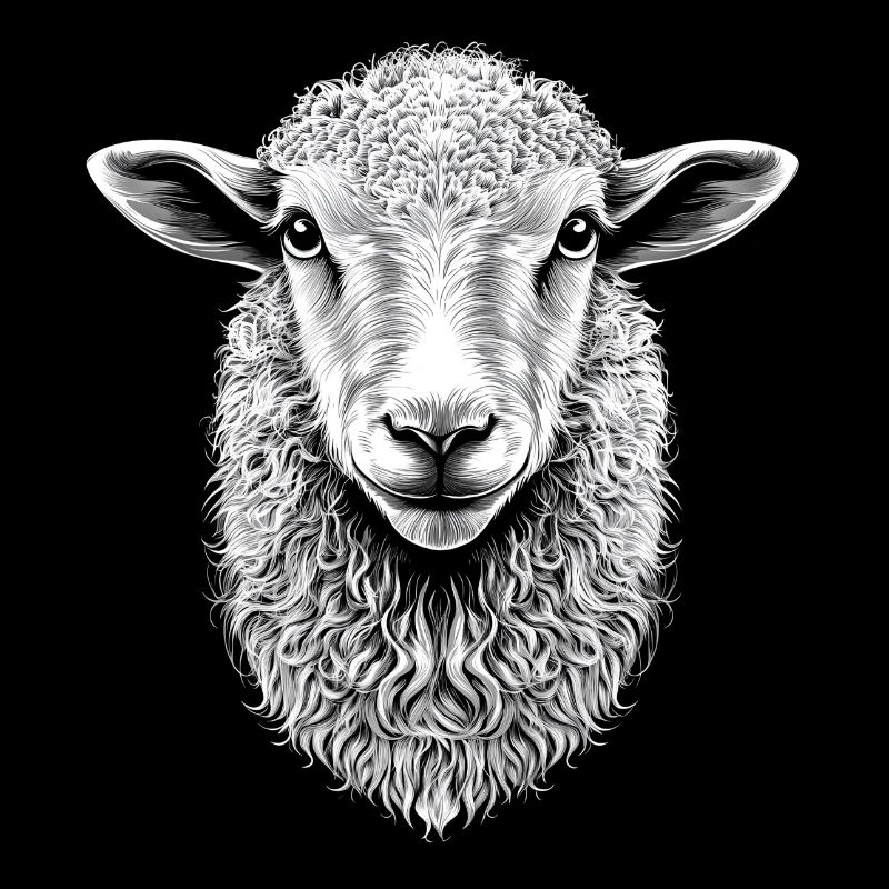 Sheep Portrait Sheep Shepherd Animals