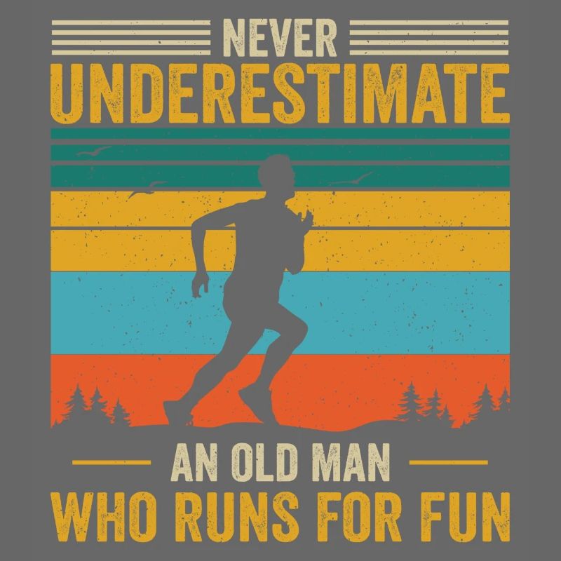 Never underestimate an old man who runs for fun