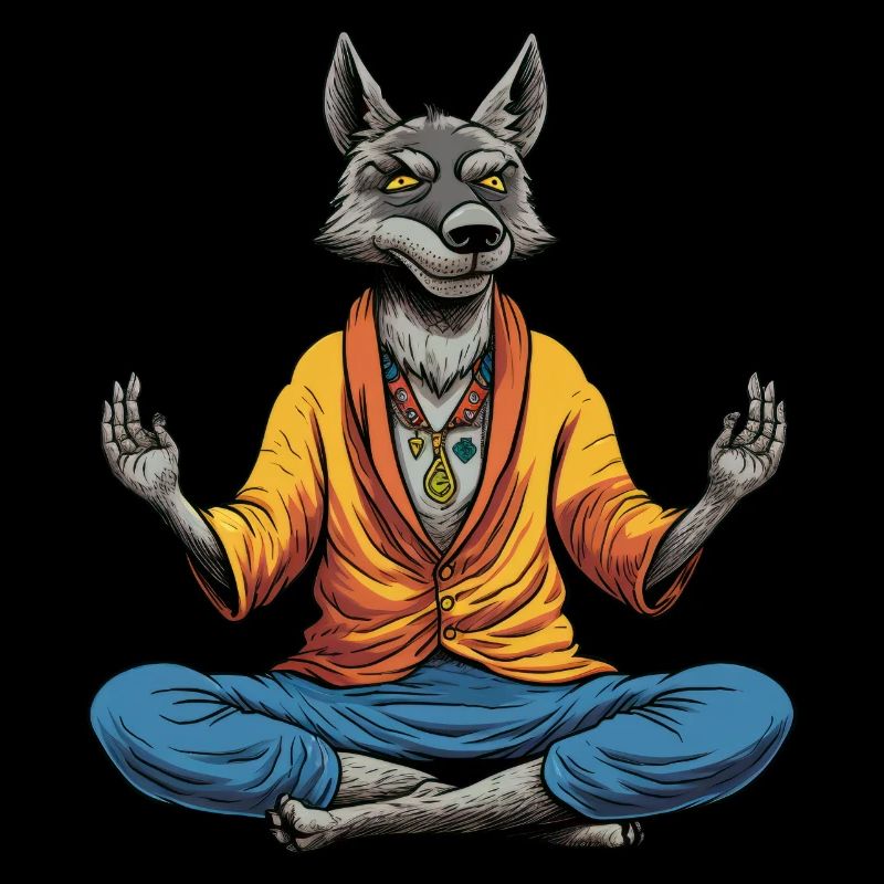 Wölfe Yoga