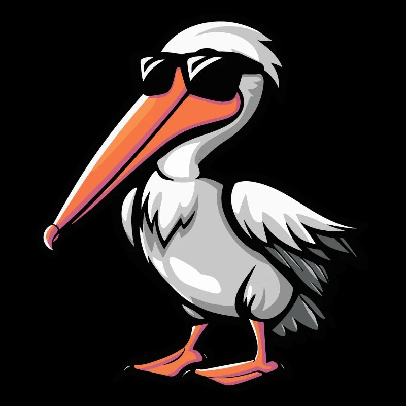 Pelican Bird Comic Cool