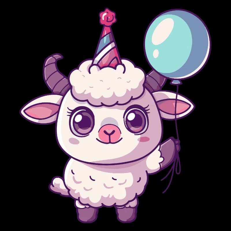 Chèvre Anniversaire Bébé