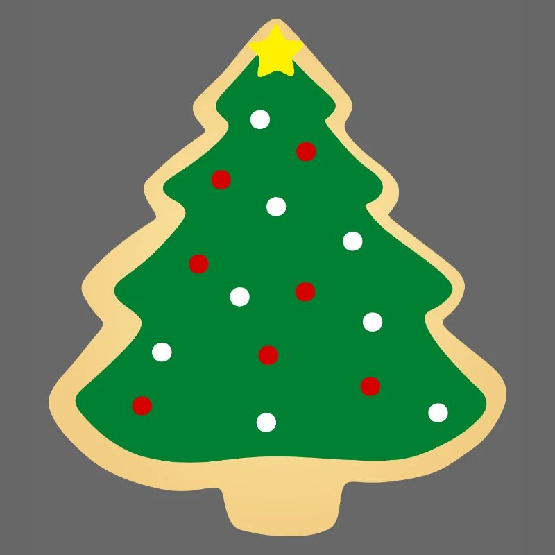 Weihnachtsbaum-Plätzchen