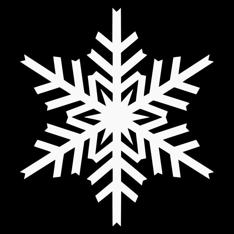 Geometrische Schneeflocke 