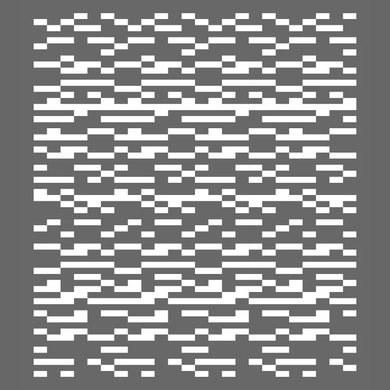 Glitch Grid Monochrome Pattern