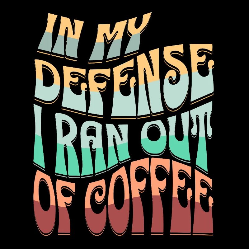 Excuse du café disant design