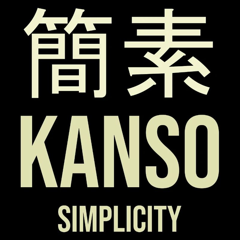Kanji Simplicité Épurée