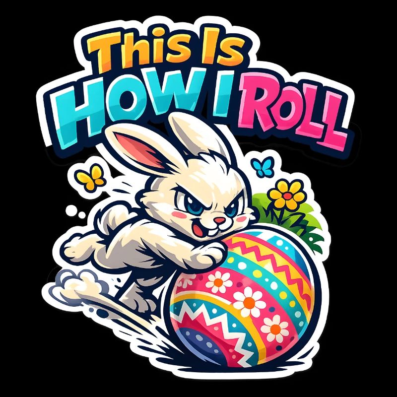 This is how I roll Hase Häschen Frühling