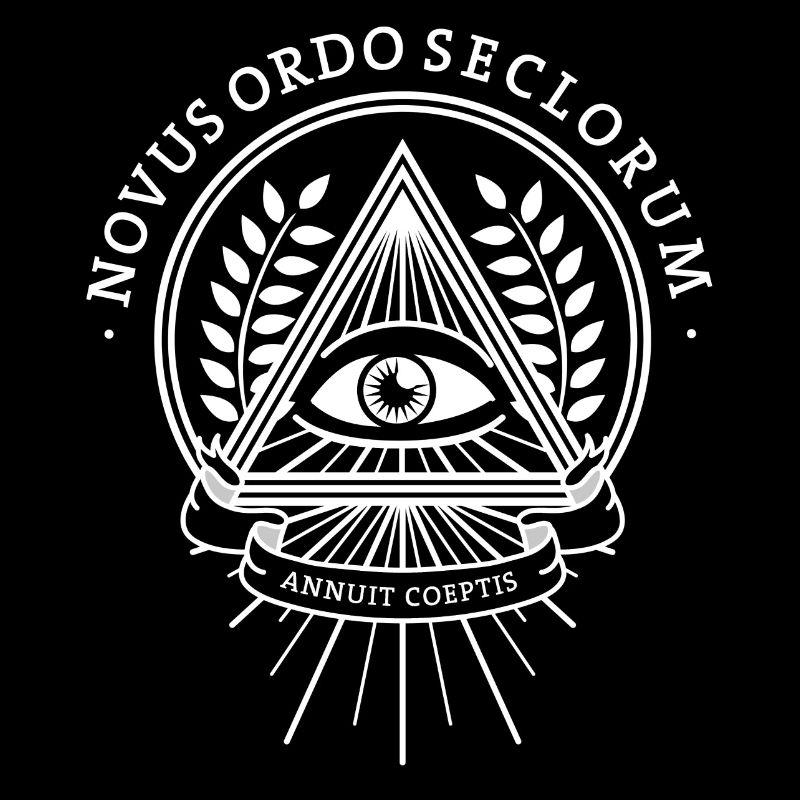 Société secrète de la pyramide de l’œil de conspiration des Illuminati