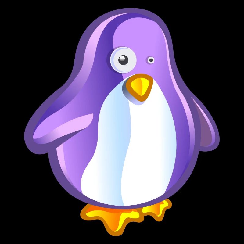 lila Pinguin