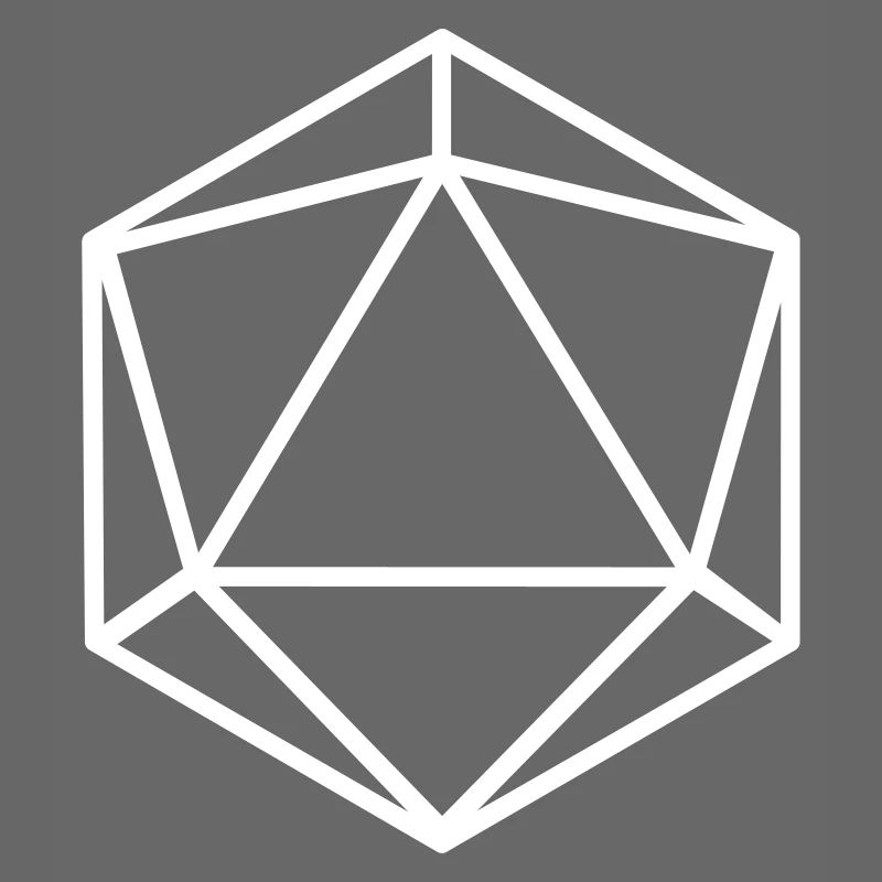 D20 D20 Dice Abstract