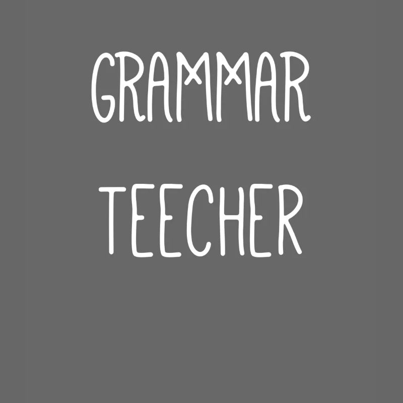 Professeur de grammaire autodérisoire