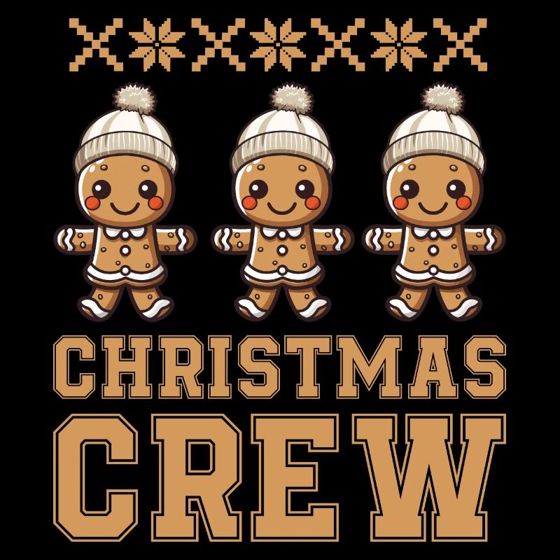 Gingerbread Man Christmas Crew