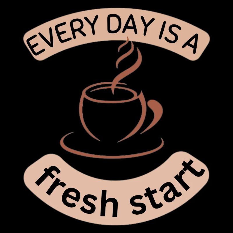 Conception de motivation pour le café au quotidien