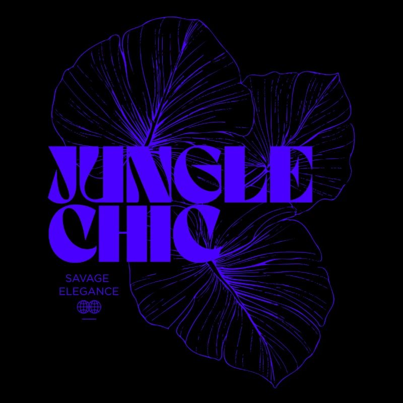 Vivid Botanical Monstera Leaf Design
