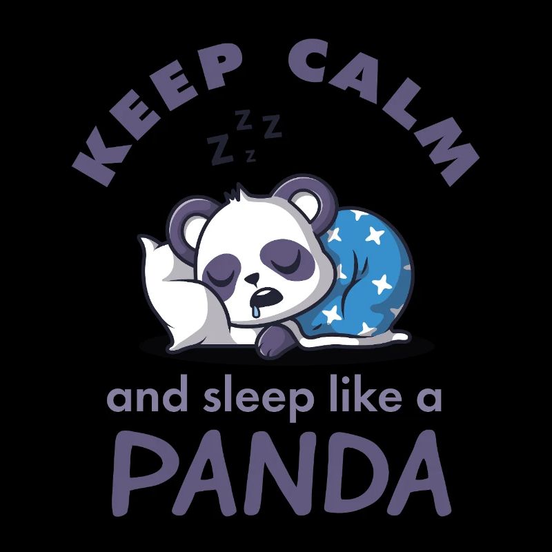 Keep Calm Panda Schlafshirt