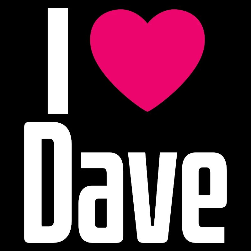 J’aime Dave Pink Heart J’aime Dave