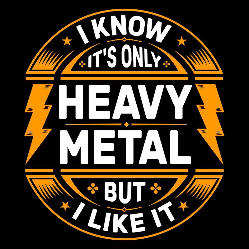 Je sais que c’est juste un badge de heavy metal