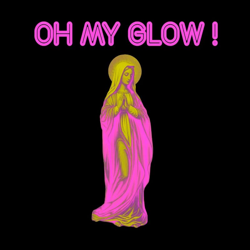 Oh My Glow Vierge Marie Auréole Or
