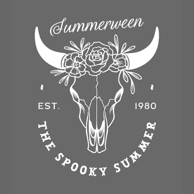 Summerween spooky gothic summer party theme black
