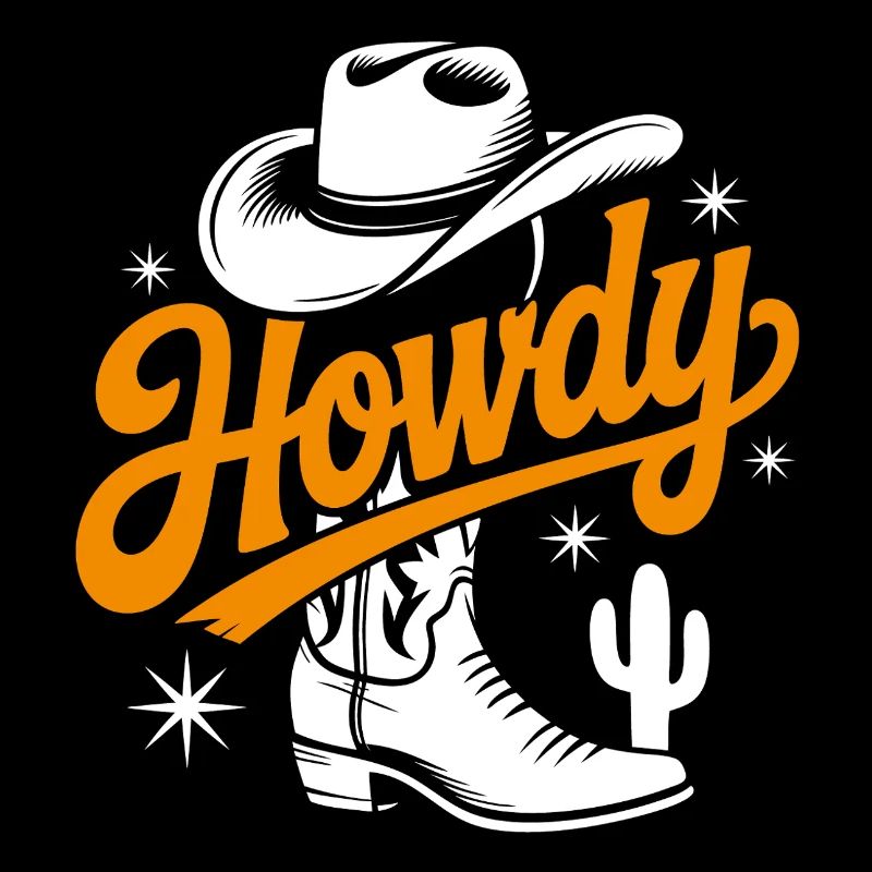 Howdy Country Dance Linedance. Stetson und Boots