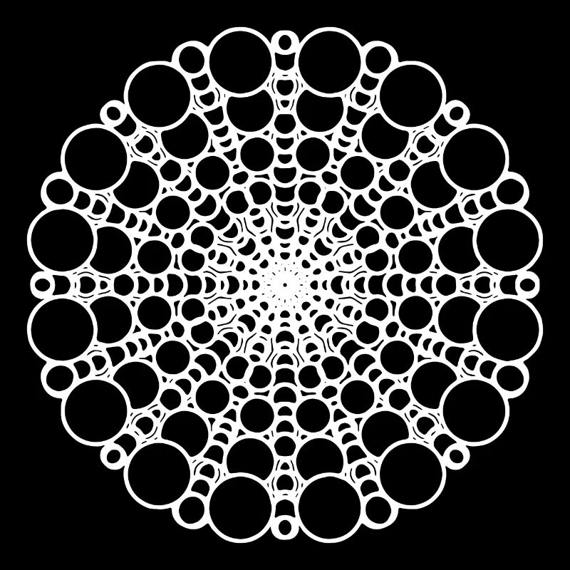 Geometrische Mandala Kreise runde Muster Form