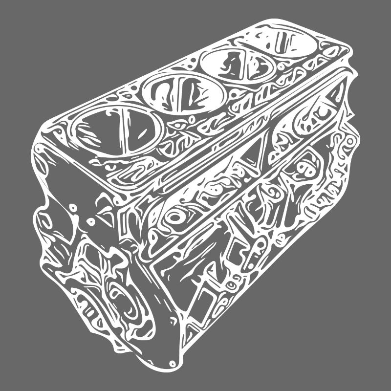 Auto Engine Block Cylinder Displacement Fan