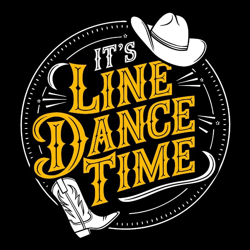 Line Dance Zeit Line Dancing Tanzen