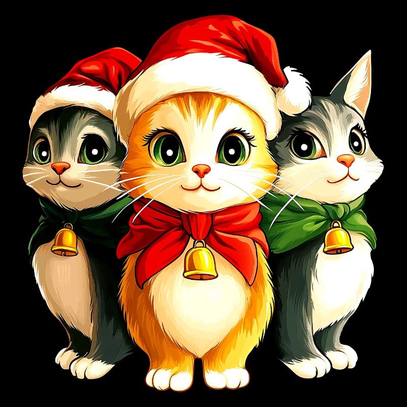 Chaton de Noël