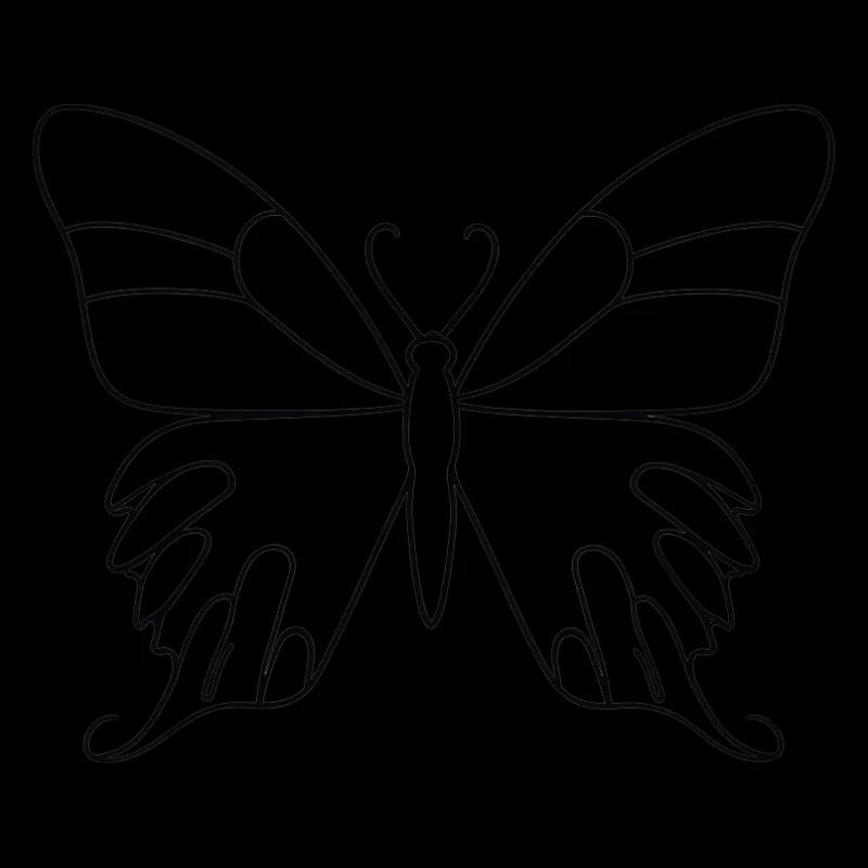 Lineart Schmetterling