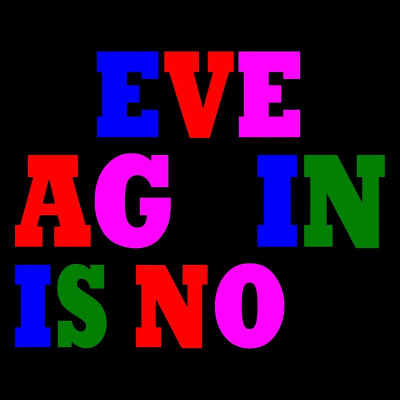 Never again is now