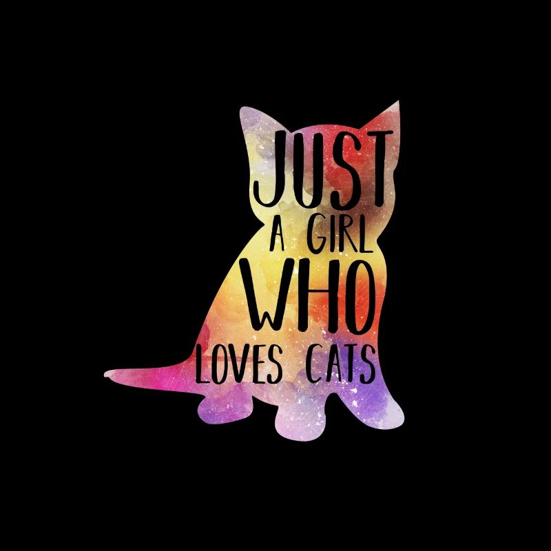 Ich bin ein Mädchen das Katzen liebt
