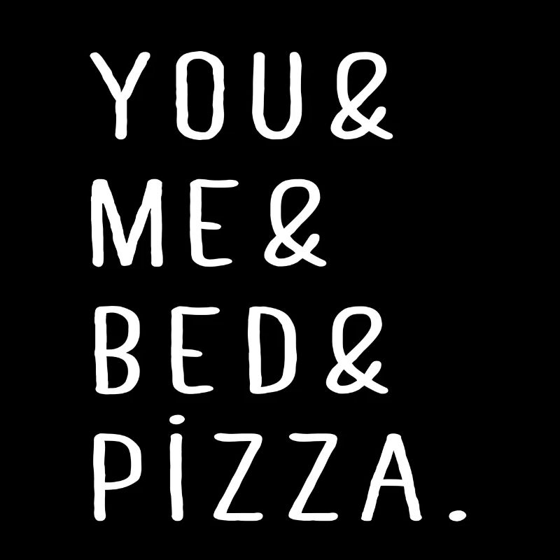 I Love Pizza rapide cadeau couple relation alimentaire