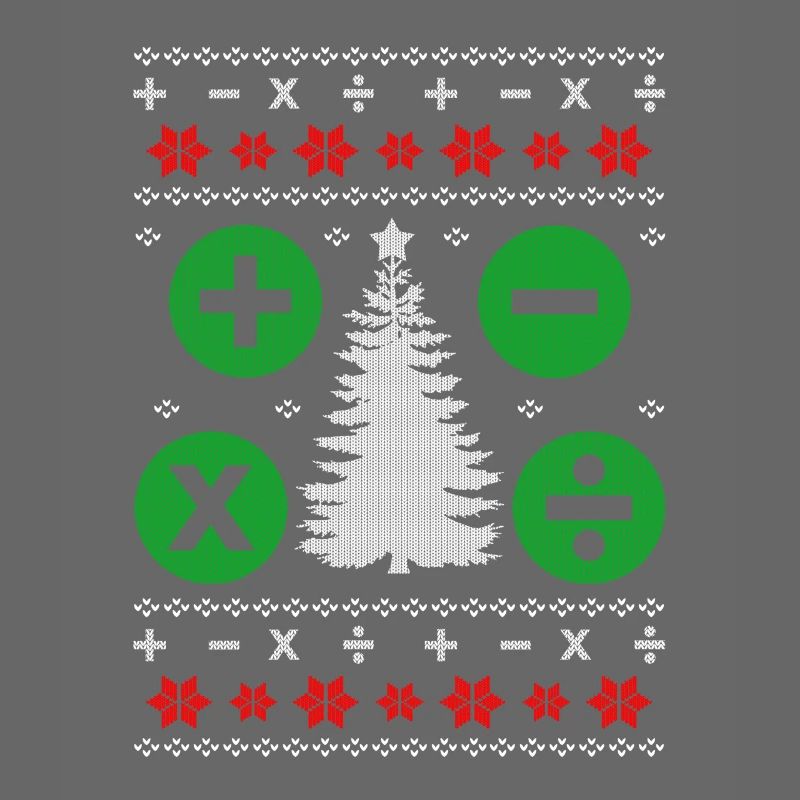 Mathematik Ugly Christmas Geschenk